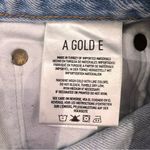 AGOLDE Jaden High Rise Cut Off Denim Shorts Photo 6