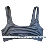 SKIMS Swim Tank Bikini Top Gunmetal Size M NWOT Sculpting Minimalist Swimwear Photo 3