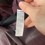 Spanx Faux Leather Sculpting Shaping Smoothing Leggings Wine Burgundy - Sz S Photo 10