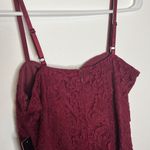 NWT Lulu’s License to Love Burgundy Maroon Lace Bodycon Sleeveless Mini Dress Red Size M Photo 8