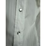 VTG H Bar C White Fringe Snap Shirt Blouse Women's Sz. 36 (US M) Size M Photo 3