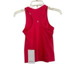 Lululemon Align Waist Length Racerback Tank Nulu Size 4 Lipgloss LIPG 08395 Pink Photo 1