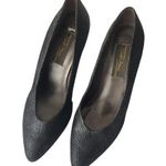 Sesto Meucci Of Florence Black Suede Leather Pump Size 6.5B Photo 0