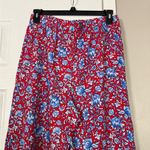 Mango MNG Flowy Comfy Floral Wide Leg Pants Summer Breathable Elastic Waist Photo 6