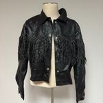 Beavely Fringe Jacket Black Size L Photo 1