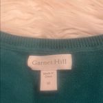 Garnet Hill silk cotton lightweight sweater rolled hem M Photo 2