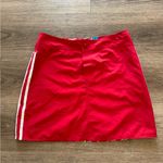 Old Navy  Reversible Red Varsity and Floral Skirt Photo 4