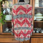 Ralph Lauren Denim & Supply Southwestern Print Lightweight Sweater Red Size M Photo 4