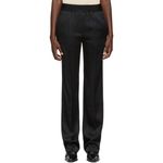 Haider Ackerman Satin Straight Leg Elastic Waist Trousers Size 36 Orange Photo 13