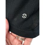 Lululemon Be Bold Backbend Sweater Small Cashmere Blend Long Sleeve Black #EE7-6 Photo 2