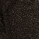 Vintage City Studio Black and Silver Glitter High Neck Mini Dress Size S Photo 3