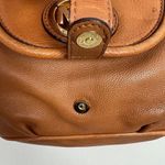 Michael Kors Leather Hobo Handbag Shoulder Bag Gold Plated Hardware Fulton Brown Photo 5
