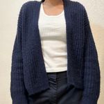 Aerie Blue Cropped Cardigan Photo 1
