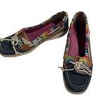 Sperry ’s Topsider Women’s Boat Shoe Southwest Pattern Size 7.5 Blue Multicolor Photo 0
