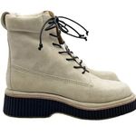 Rag and Bone NWT  Boots Sloane Lace-Up Boot Paloma Beige Suede Shoes Women’s Size 8 Photo 4