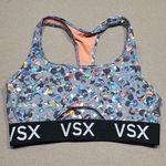 Victoria Sport VSX Gray and Black Sports Bra with Racerback Design Photo 0