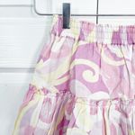 Hill House The Paz Linen Skirt in Candy Kaleidoscope Pink Photo 1