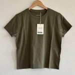 Everlane  The Box Cut Tee in Essential Cotton in Kalamata, Size Small Photo 4