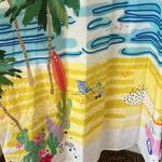 Vilagallo White Hawaiian Print Dress NWT Photo 7