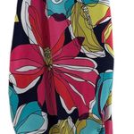 Trina Turk  TROPICAL PINK GREEN YELLOW FLORAL PRINT SLEEVELESS BODYCON DRESS S Photo 3