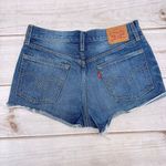 Levi's Levi’s 501 Button Fly Hi Rise Denim Short Shorts Distressed Frayed Daisy Dukes Photo 1