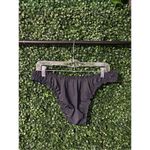 Frankie’s Bikinis For Pink Black Bikini Bottoms Sz Large NWT Photo 1