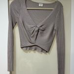 Abercrombie & Fitch Abercrombie Grey Long Sleeve Knit Photo 0