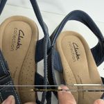 Clarks Women's Elizabelle Sea Fisherman Sandals Navy Leather Size 9 1/2M Comfort Photo 3