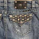Miss Me  Bootcut Jeans Floral Embellished Flap Pockets Mid Rise 30 Photo 5