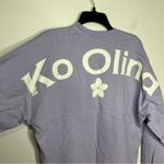 Spirit Jersey Spirit‎ Jersey Ko Olina Hawaiian long sleeve tee lavender & white size small Photo 1