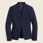 J.Crew Navy Fitted Blazer Photo 4