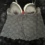 Apt. 9  Black Lace Satin Babydoll Lingerie - Size Medium Photo 2