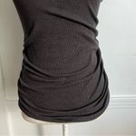 Old Navy  • Maternity First-Layer Rib-Knit Side-Shirred Tank Top Heathered Grey Photo 2