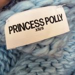 Princess Polly  chunky Light Blue and Dark Blue Cardigan size xs/s Photo 4