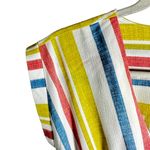 Monteau Los Angeles Women’s Size S Striped Dress Side Pockets Cap Sleeve V Neck Photo 4