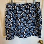 Karen Scott  Navy Floral Pencil Skirt Photo 0