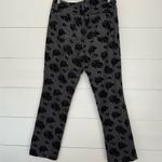 Chico's Chico’s Women’s 2.5 Grey Black Velvet Ankle Jeans Photo 2