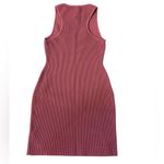 Babaton Aritzia  Winslet Sculpt Knit Ribbed Bodycon Dress Sundried Red XS Photo 1
