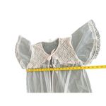 VTG 70s nightie pastel pink Peignoir size XL Photo 8