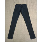 Dollhouse Skinny Legging Pants Womens Size 0 Blue Ribbed Tapered Low Rise Pant Photo 8