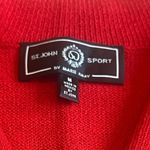 St. John Sport Red Pullover Sweater Anchor Embroidered Wool Size Medium Women's Photo 12