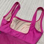 Vintage 90s Pink High Leg Mesh Detail One Piece Swimsuit Size 10 Photo 4