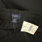 J.Crew Linen Blend Slim Wide Leg Drawstring Pant Pockets Black Minimalist 16 NWT Photo 6