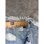 PacSun  Vintage High Rise Distressed Denim Shorts Size 26 Button Fly Photo 8