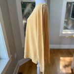 Time and Tru Butter Yellow Oversized Crewneck Sweatshirt Size XL Photo 1