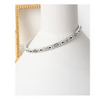 Boutique Boho Engraved 925 Sterling‎ Silver Cuff Bracelet, 58cm Adjustable Photo 3