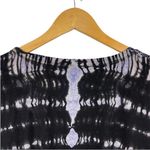 Gypsy 05 Gypsy 5 Shirred Tie Dye Mini Dress in Black & Blue Size Small Photo 8