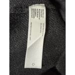 Eileen Fisher  Black Gray Square Print Poncho Sweater Cape Merino Wool - One Size Photo 4