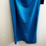 Lulus NWT Elegant Status Blue Strapless Tulip Midi Dress Size XS Photo 10