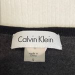 Calvin Klein  Gray lightweight sweater Dress with Bell Sleeves Photo 1